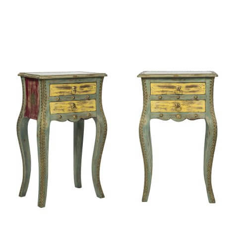 Rustikt vintage natbord