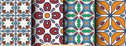 Fliser med mosaikdesign