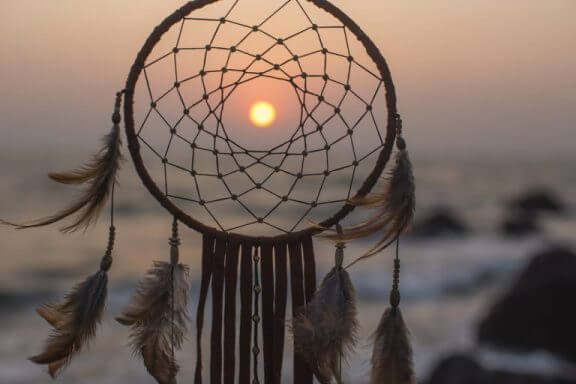 Traditionel drømmefanger.