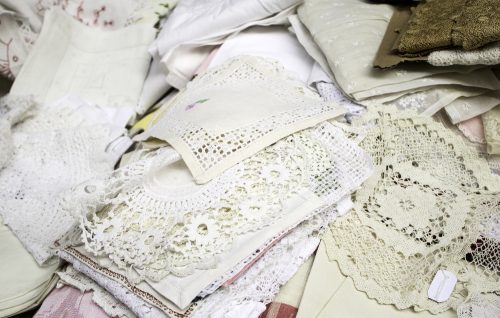 Forskellige kniplinger.