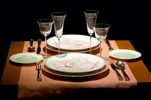 Et eksempel på korrekt borddækning 