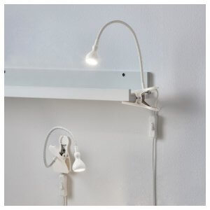 Den rette belysning er afgørende når du indretter din ungkvindehybel