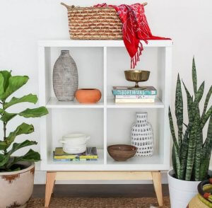 Hylder brugt til noget nyt