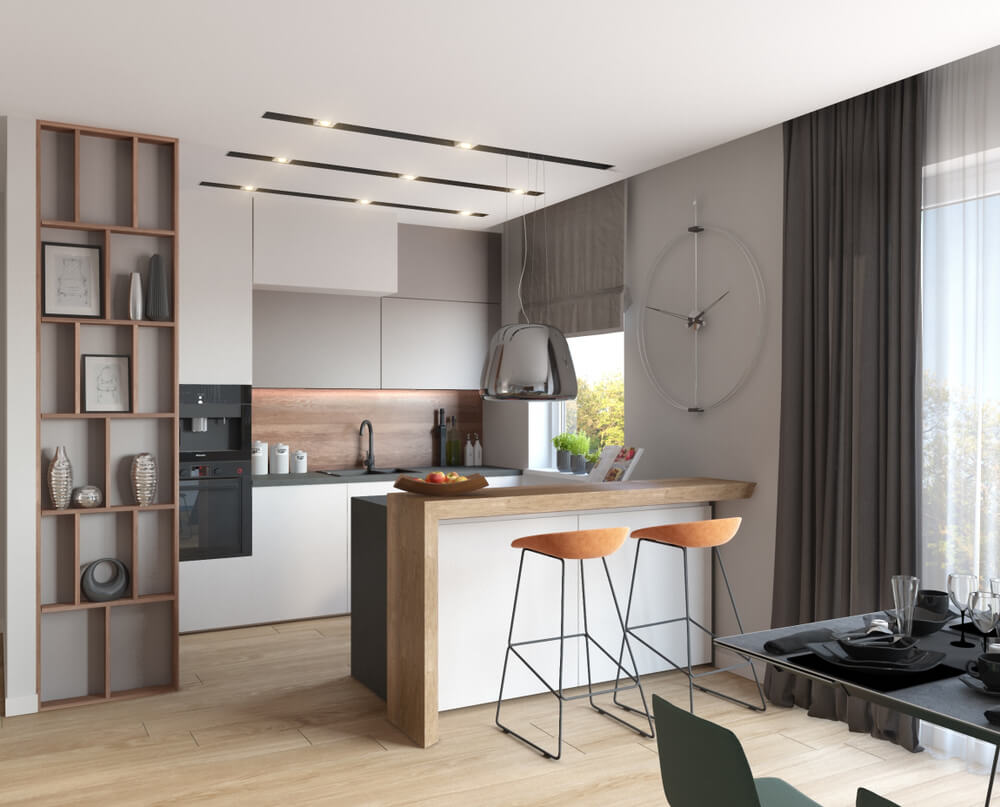 Minimalistisk køkken