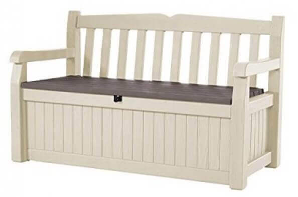 Smart bænk med opbevaringsplads