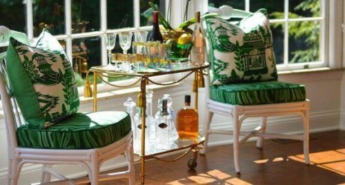 dekorative accessories i Hollywood stil