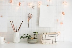 Find al indretningsmaterialer i en dollar butik