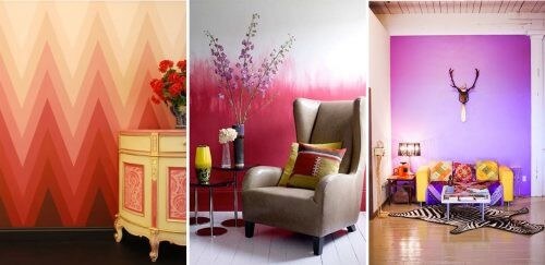 Lokaler med farverige vægge