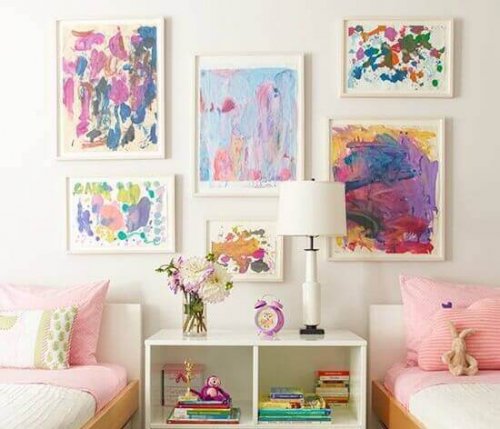 personlig indretning med billeder