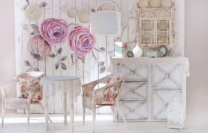 Alle elementerne til at skabe en shabby chic indretning