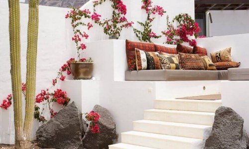 anlægsidéer til spanskinspireret terrasse