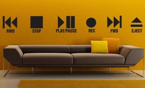 musikalske dekorationsidéer med dekaler i vinyl