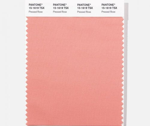 presset rose pantonefarver