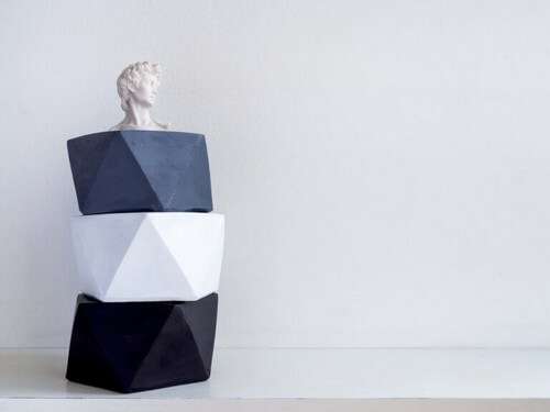 Moderne kunst i form af skulpturer