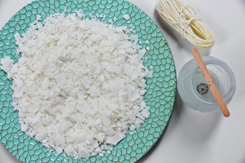 Stearin kan bruges til at skabe en uensartet malingeffekt