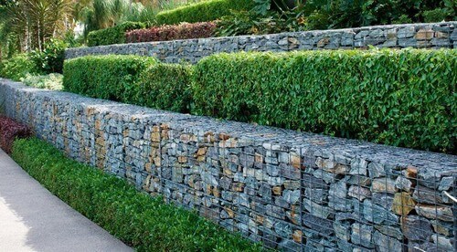 Gabionvægge vil være perfekt til haven