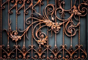 Originale trappegelændere af smedejern