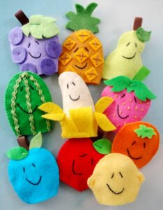 fingerdukker af filt