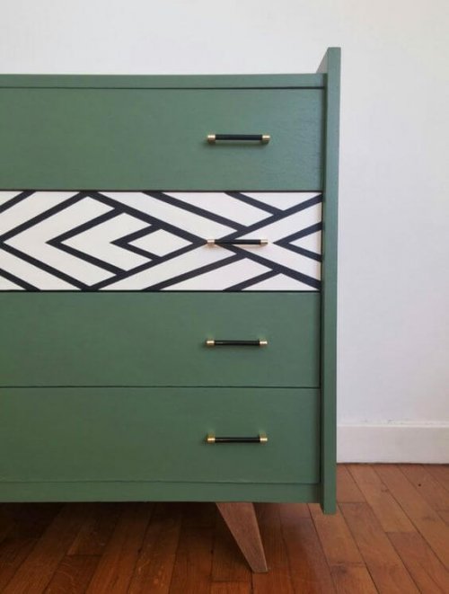 kommode med mønster