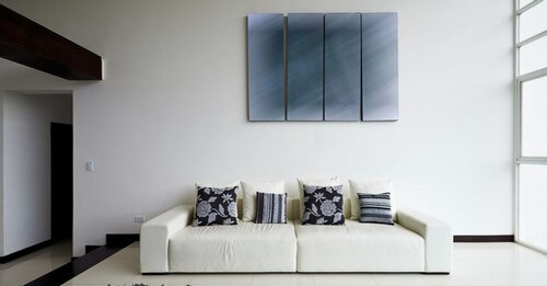 Minimalistiske indretninger bruge lige og rene linjer