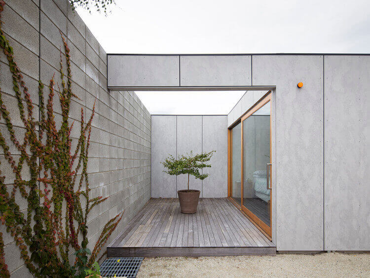 udendørsområde med terrasse