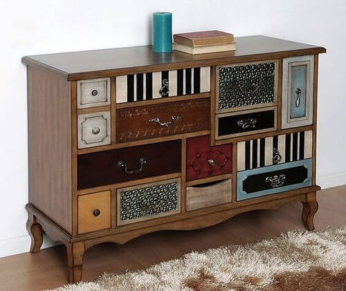 Asymmetrisk kommode til soveværelset