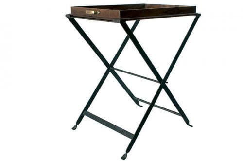 bakkebord med metalben