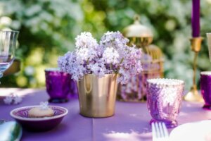 Ideer til borddekorationer