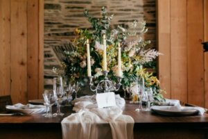 en smuk borddekoration