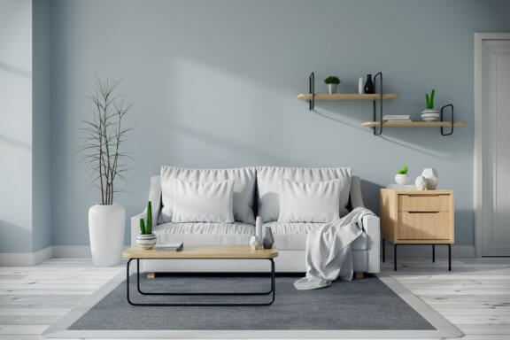 Stil fra midten af 1900-tallet kan være en god mulighed til en stue.