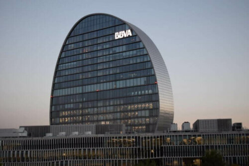 ciudad bbva er hovedkvarter for bbva-banken i madrid