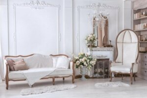 Indretning med klassisk moderne stil
