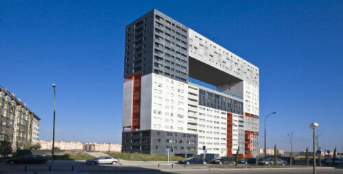 endnu en af de smukke bygninger i madrid designet af mvrdv
