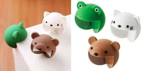 hold børnene sikre med sikkerhedsanordninger som disse hjørnebeskyttere