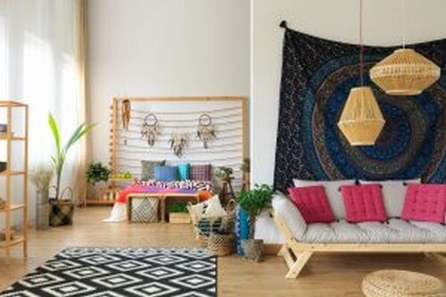 Et hjem med en boho-chic indretning