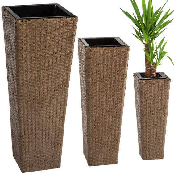 simple blomsterkrukker