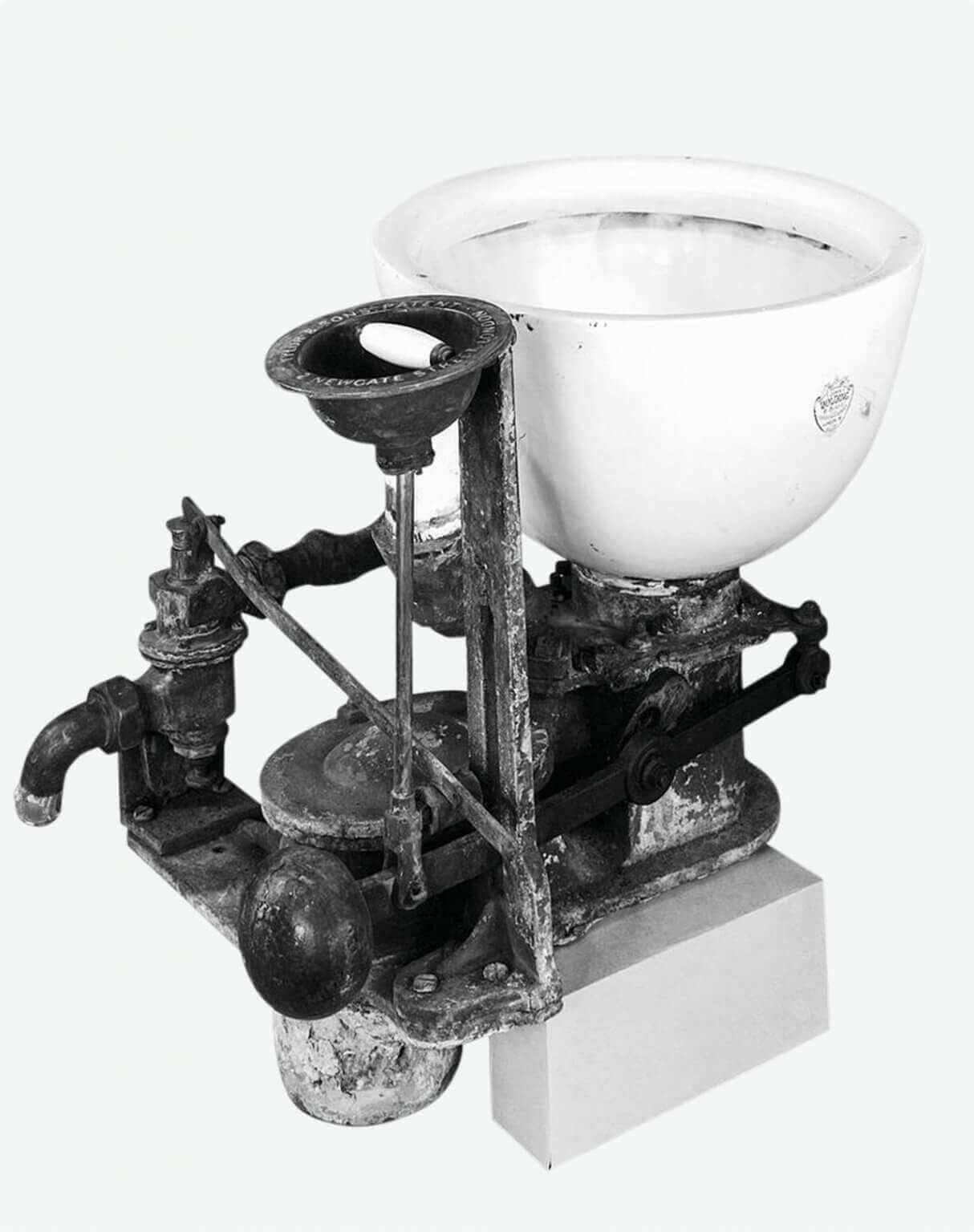 historien bag badeværelser