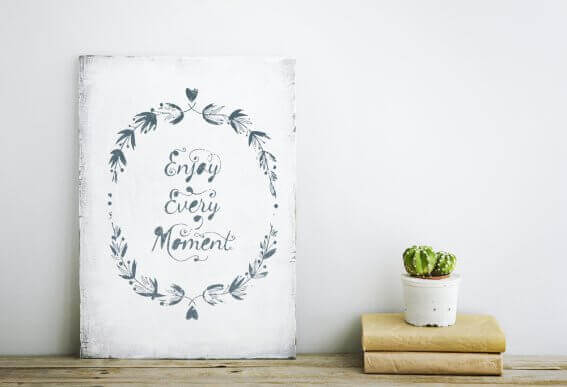 accessories på bord