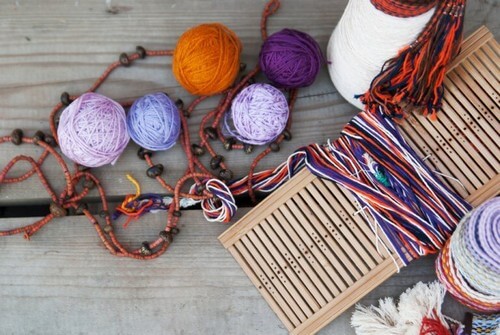 Garnnøgler med uldmateriale