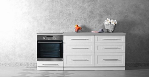 Indbygget ovn i køkkenet 