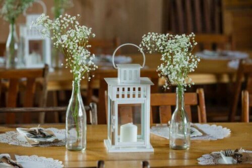 udendørs lanterne til bord i baghave