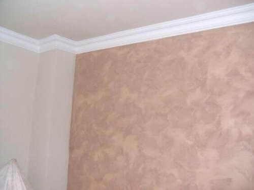 Vægge med svampeduppet effekt