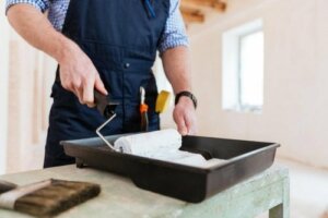 Imprægnering maling for at beskytte indre og ydre vægge