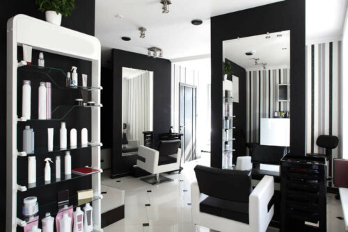 indretning af salon