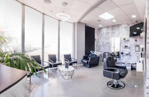 layout til at indrette en skøndhedssalon