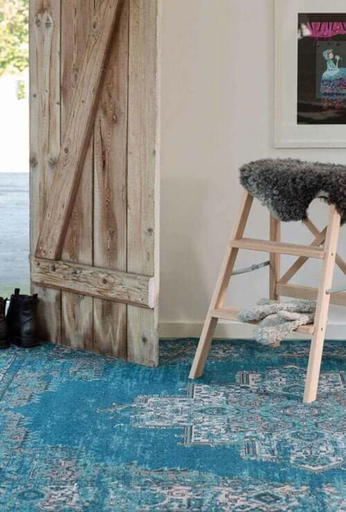 gulvtæppe i vintage stil