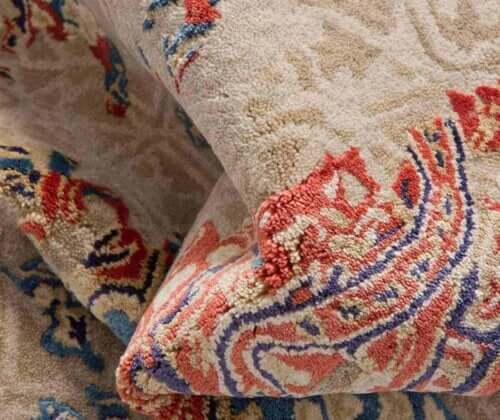 gulvtæppe med mønster