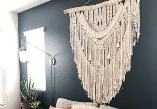 Macramé er blandt de hjemmelavede dekorationsidéer