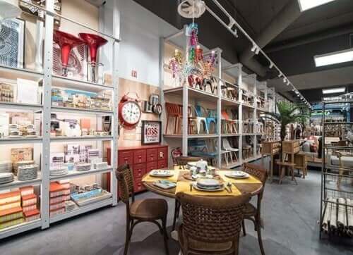 butik med ting til hjemmet