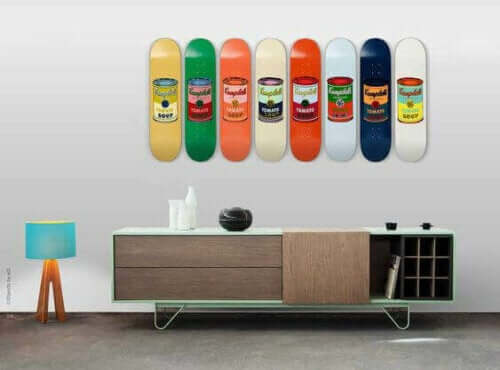 skateboard på væg